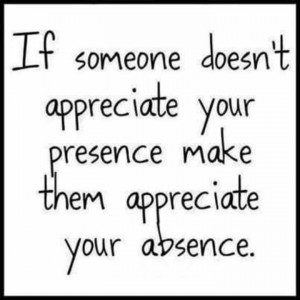 Don't take me for granted