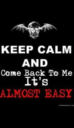 Avenged Sevenfold Quotes | Avenged Sevenfold Song: Almost Easy ...