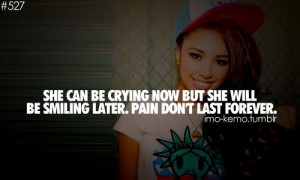 Cute quotes and sayings smile positive pain cry