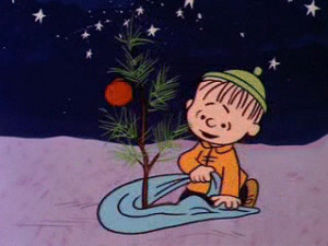 Linus Charlie Brown Christmas Tree