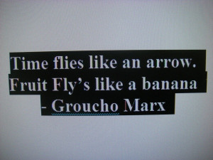 Groucho marx, quotes, sayings, on time, humorous
