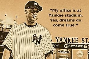 ... -jeter-QUOTE-PHOTO-POSTER-my-office-is-at-YANKEE-STADIUM-24X36-hot