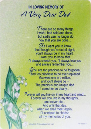 fathers day in heaven poems