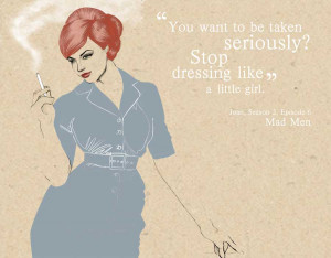 Mad Men Joan Illustration