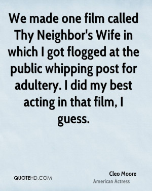 Wife in which I got flogged at the public whipping post for adultery ...