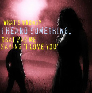 Fan Art of Hush hush quote