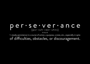 Perseverance Word Perseverance.