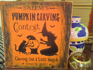 have also been working on some Halloween signs, and I have some fall ...