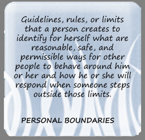 Personal Boundaries
