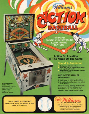 baseball pinball games