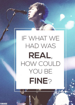 Amnesia) cause I'm not find at all I remember the day you told me you ...