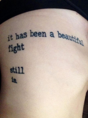 Country Song Quote Tattoos My best friend has a quote on