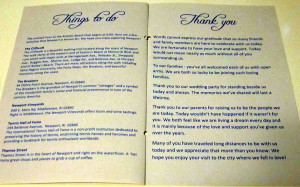 Wedding Program Poems and Quotes