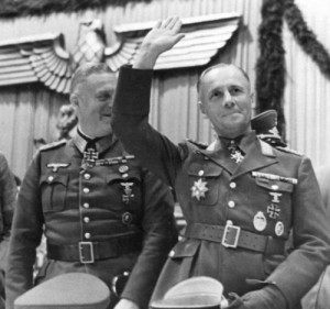 Wilhelm Keitel und Erwin Rommel .