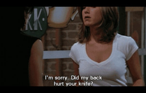 Knife In Back Quotes My back hurt your knife?