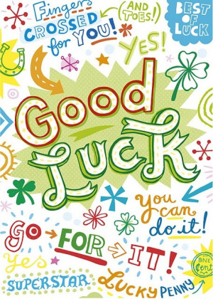 Good luck quotes, best, positive, sayings, nice