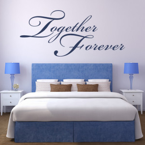 Together-Forever-Wall-Stickers-Love-Quotes-Wall-Quotes-Wall-Art-Decal ...