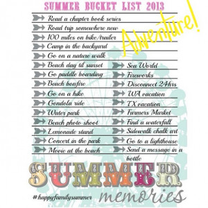 tag your list and images on Instagram so you can follow other summer ...
