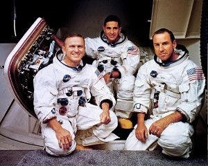 Apollo 8 Crew Members: Frank Borman, William Anders, and James Lovell