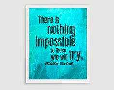 Classroom Art - Middle School Rules Decor - Nothing is Impossible Hard ...