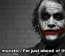 Batman The Dark Knight Joker Quotes Clown, monster, quote, smile,