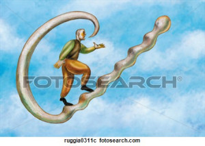 Stock Photography - climbing, speaking, social climber, sayings, lies ...