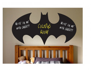 Batman Chalkboard Wall Quote Sign Vinyl Decal Sticker Bat Man Returns ...