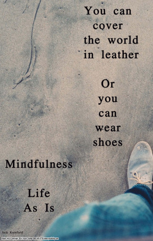 ... #410- Mindfulness Message Poster With Quote Soothes Troubled Minds