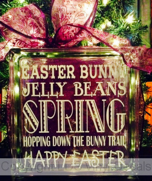 EASTER BUNNY JELLY BEANS SPRING HOPPING DOWN THE BUNNY TRAIL...