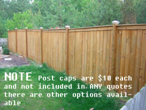 fence quotes wood fence estimates prices cost Free raleigh fence ...