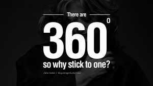 There are 360 degrees, so why stick to one? ― Zaha Hadid Quotes By ...