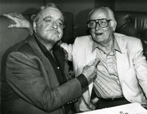 Jackie Gleason, Art Carney , 1985, NY.jpg