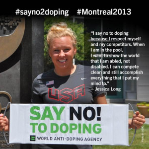 ... Jessica Long has pledged her support for clean sport. © • IPC