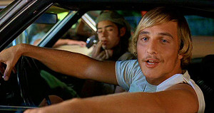 McConaughey made his movie debut as Wooderson in ’Dazed and Confused ...