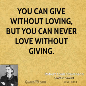 Robert Louis Stevenson Love Quotes