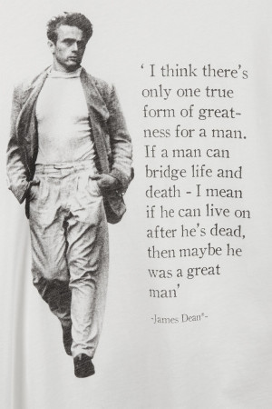 quote is not complete on that page, James Dean finished that quote ...