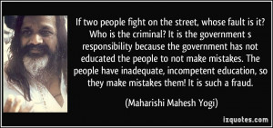 If two people fight on the street, whose fault is it? Who is the ...