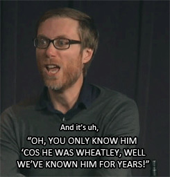 Stephen Merchant upon getting asked about fans of his character ...
