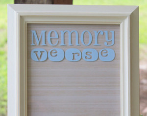 Youth Memory Verse Dry Erase Frame