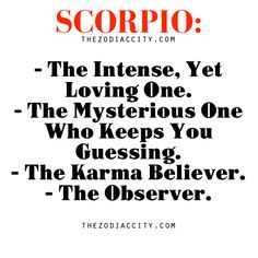 Scorpio Quotes
