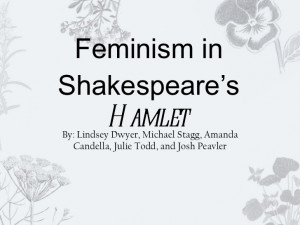 Feminism in shakespeare’s hamlet