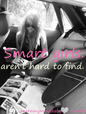 ... , black and white, girls, pretty, quotes, smart, suprisingly they are