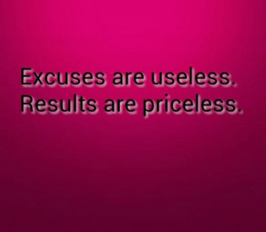 No Excuses