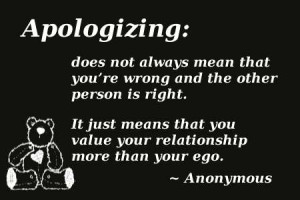 Apologizing Does Not Always Mean That You’re Wrong And The Other ...