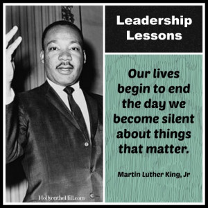 Five lessons from Martin Luther King, Jr