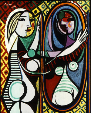 Picasso, Woman at the Mirror, 1932, oil on canvas, Museum of Modern ...