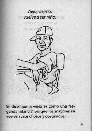 Old man, little old man, is a child again