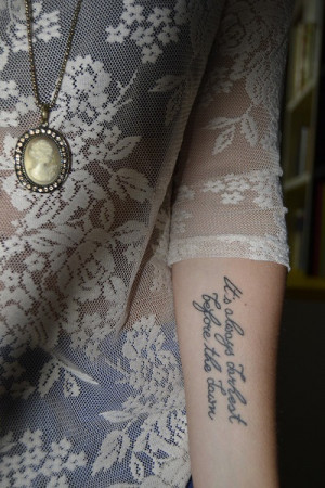 ... arm tattoos its always darkest before the dawn quote tattoo on arm