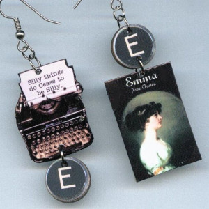 Jane Austen's Emma vintage earrings