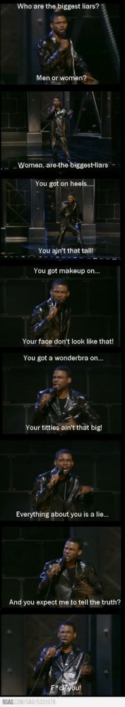haha, Chris Rock... I just love the fact that someone spelled liars ...